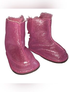 Sparkly Pink Ugg Baby Boots